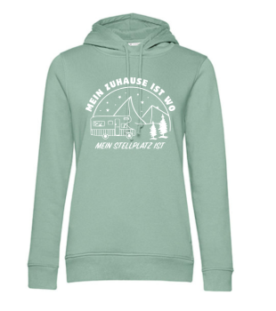 Hoodie "Zuhause ist, wo mein Stellplatz ist"